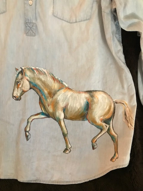 Equestrian Wear-Collaboration With Cathy Pegues - Amazing Equine Artist!