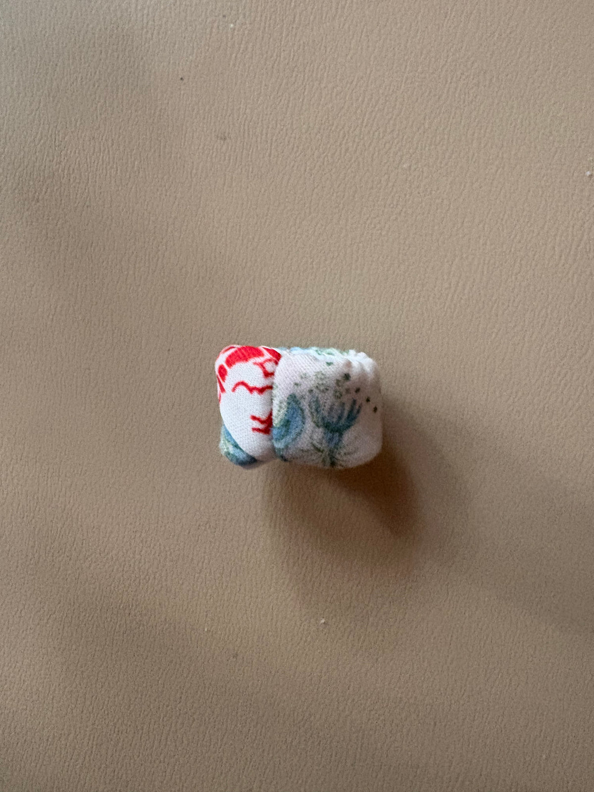 Quilted Light Color Ring with Bling