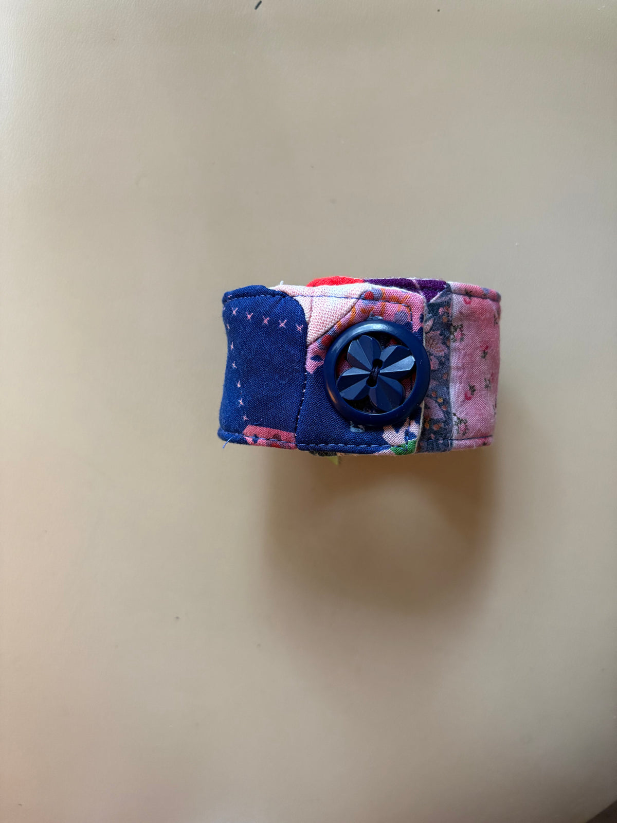 Precious Love Quilted Cuff Bracelet