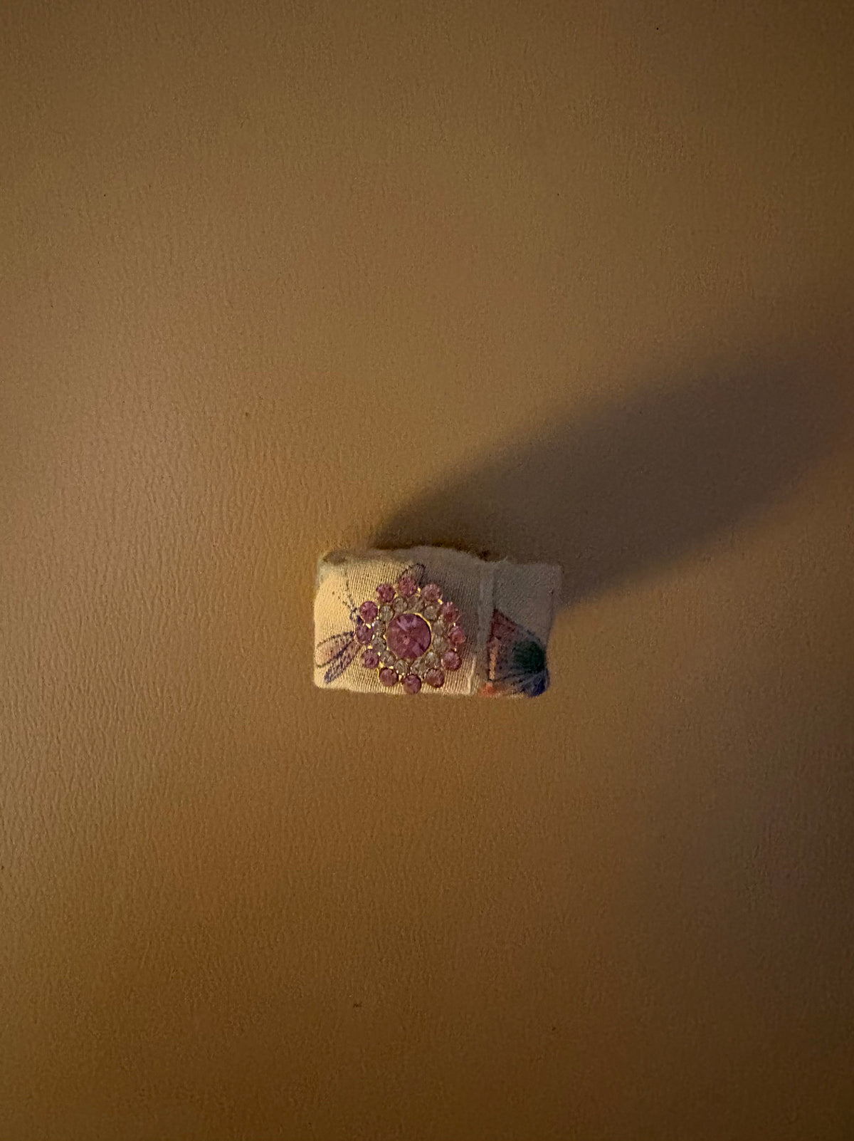 Pink Stone Quilted Ring