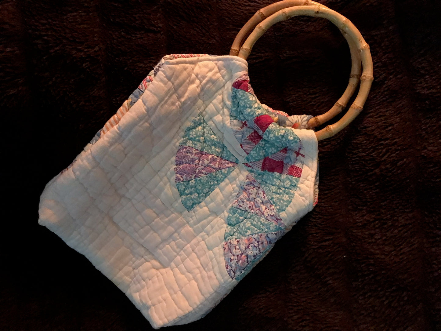 Hip Unique Quilt Purse From Vintage Quilt