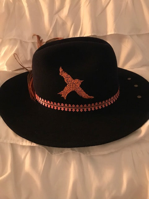 The Incredible "Bird of Flight" Urban Ranch Cowboy Hat