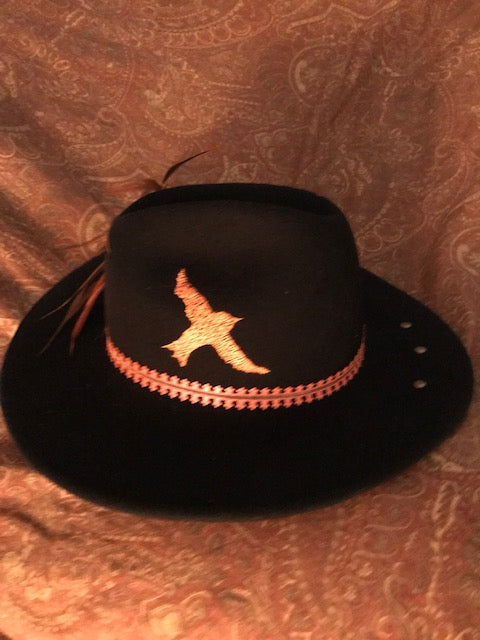 The Incredible "Bird of Flight" Urban Ranch Cowboy Hat