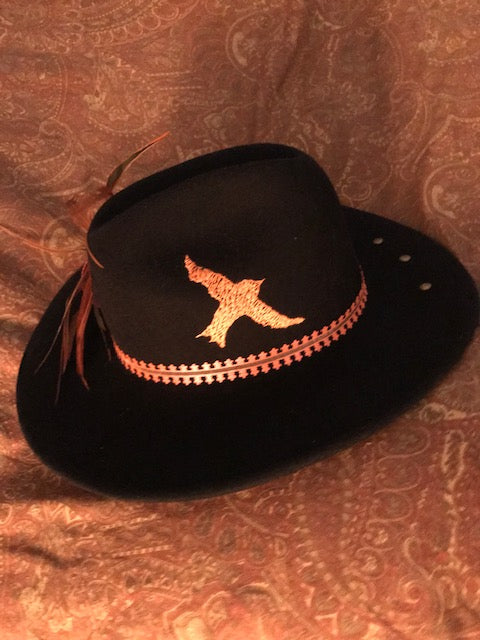 The Incredible "Bird of Flight" Urban Ranch Cowboy Hat