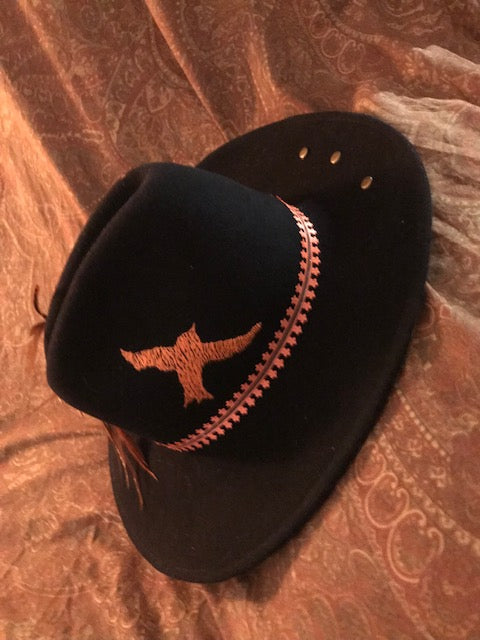 The Incredible "Bird of Flight" Urban Ranch Cowboy Hat