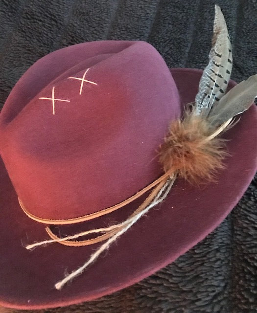 "Arrows" Cabernet Color Sunset Spirit Hat