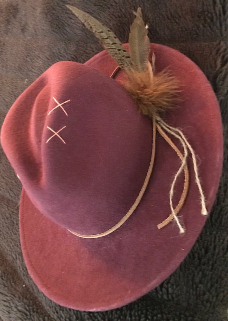 "Arrows" Cabernet Color Sunset Spirit Hat