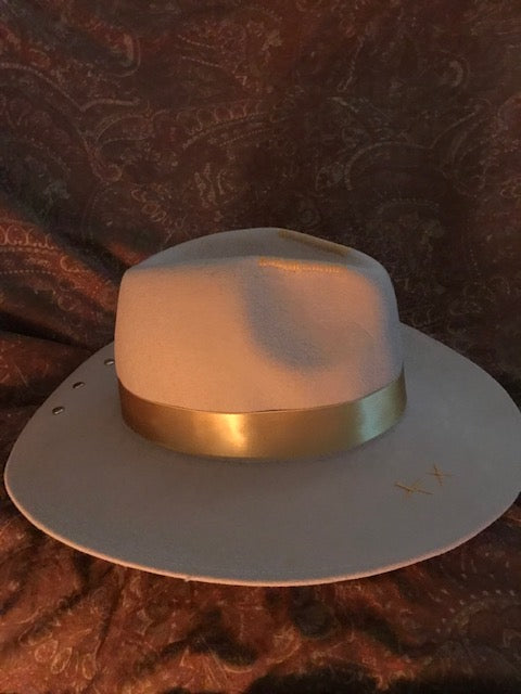 The "Bejeweled Golden Beauty" Fine Felt Hat