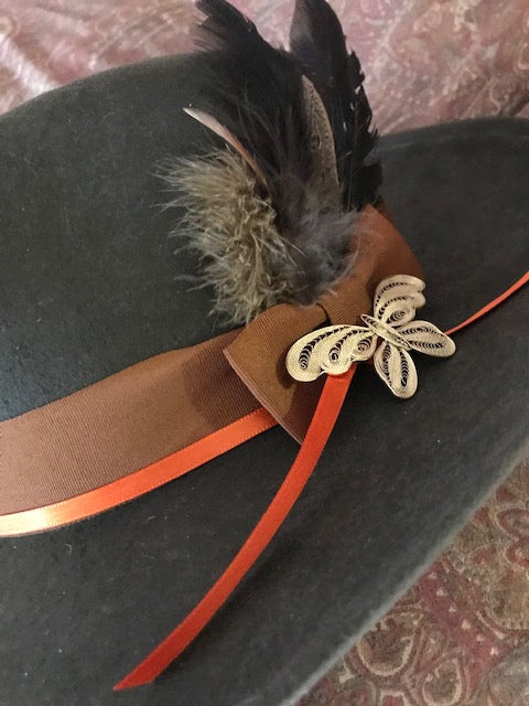 "The Butterfly Beauty" Fine Felt Hat