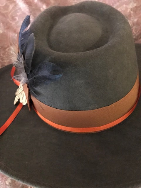 "The Butterfly Beauty" Fine Felt Hat