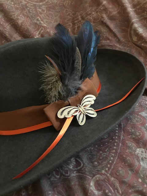 "The Butterfly Beauty" Fine Felt Hat