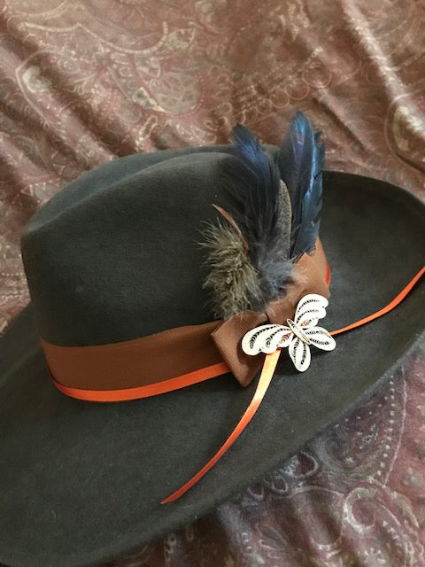 "The Butterfly Beauty" Fine Felt Hat