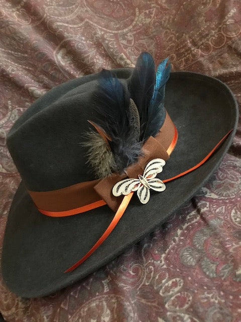 "The Butterfly Beauty" Fine Felt Hat