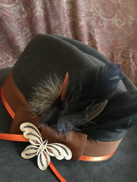 "The Butterfly Beauty" Fine Felt Hat