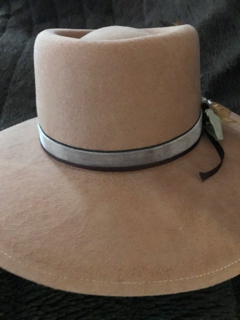 "Earthy & Vibrant" Burnt Orange Fine Felt Hat