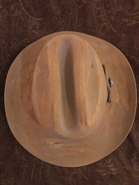 The Very Hip Distressed Fine Felt Cowboy Hat