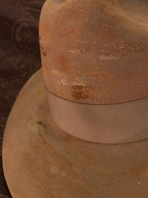 The Very Hip Distressed Fine Felt Cowboy Hat