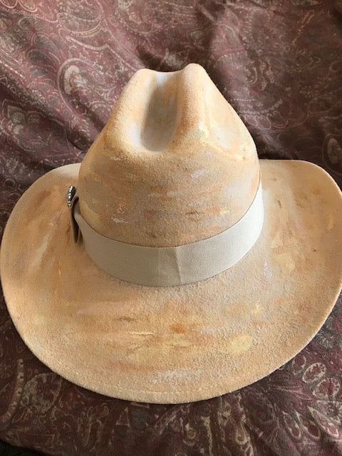 The Very Hip Distressed Fine Felt Cowboy Hat