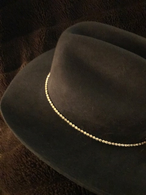 "The Hip Dark Grey Rhinestone Cowgirl Beauty" Hat