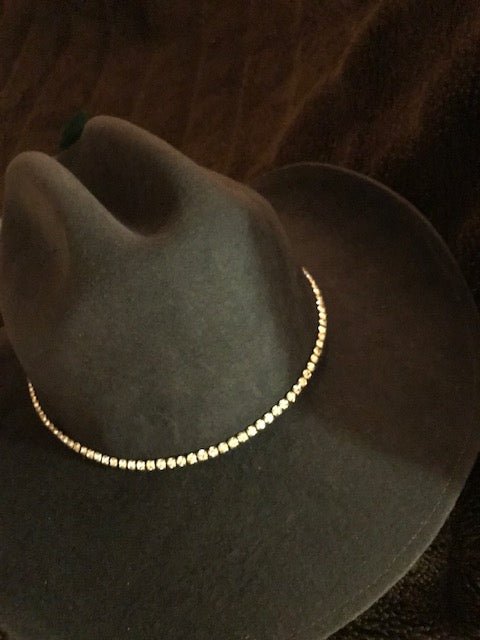 "The Hip Dark Grey Rhinestone Cowgirl Beauty" Hat