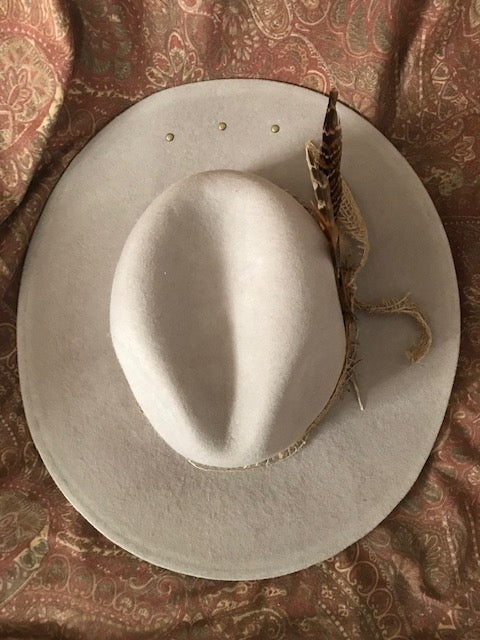 "The Hip Burlap Western" Fine Felt Hat