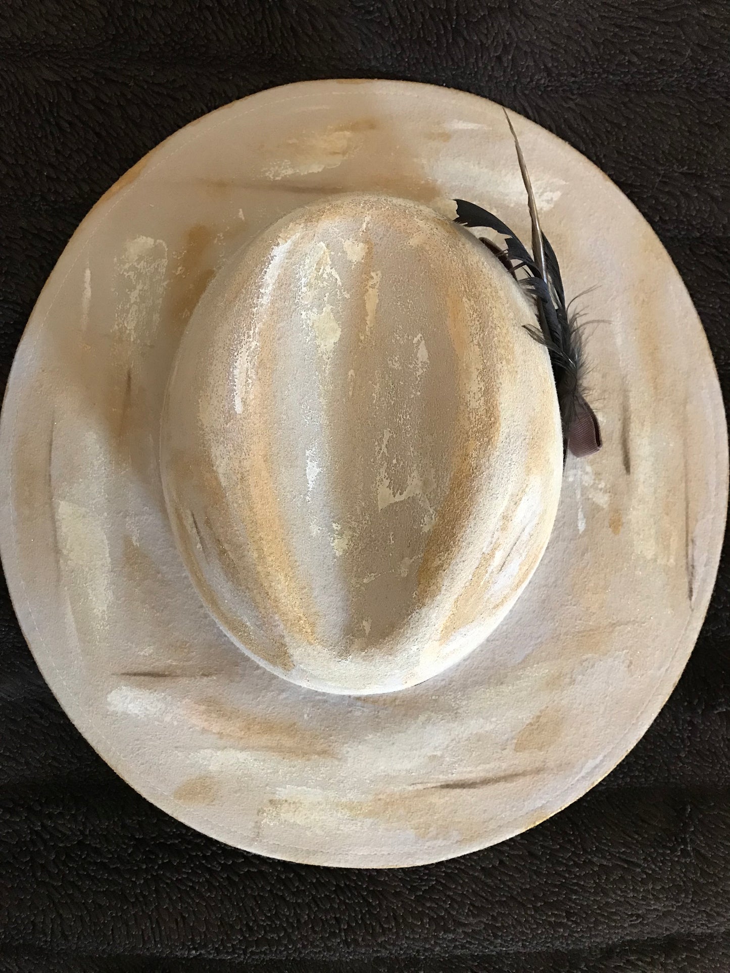 "Golden One" Distressed Hat