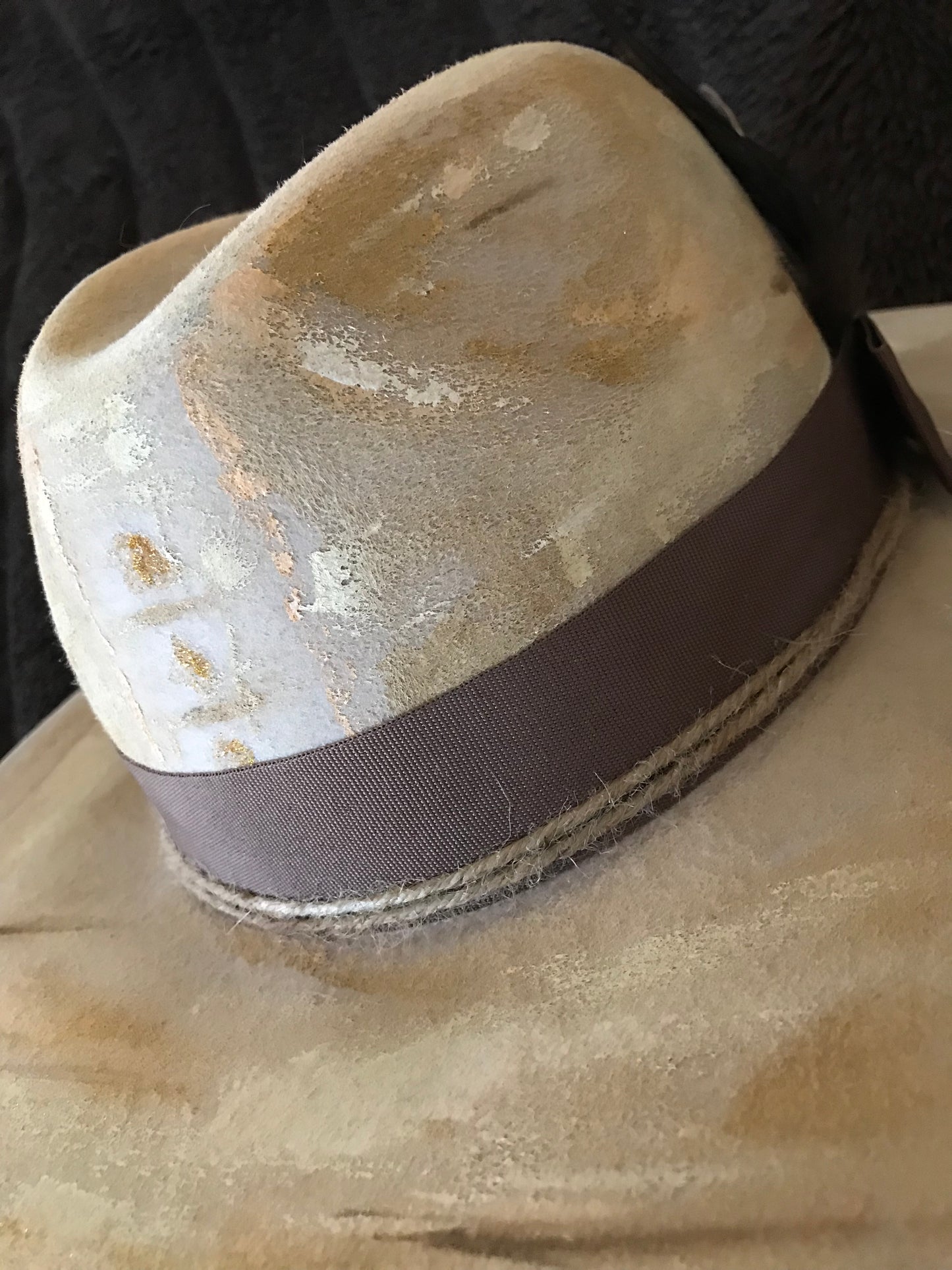 "Golden One" Distressed Hat