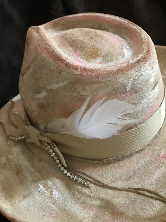 "Hip Distressed Boho Beauty" Hat