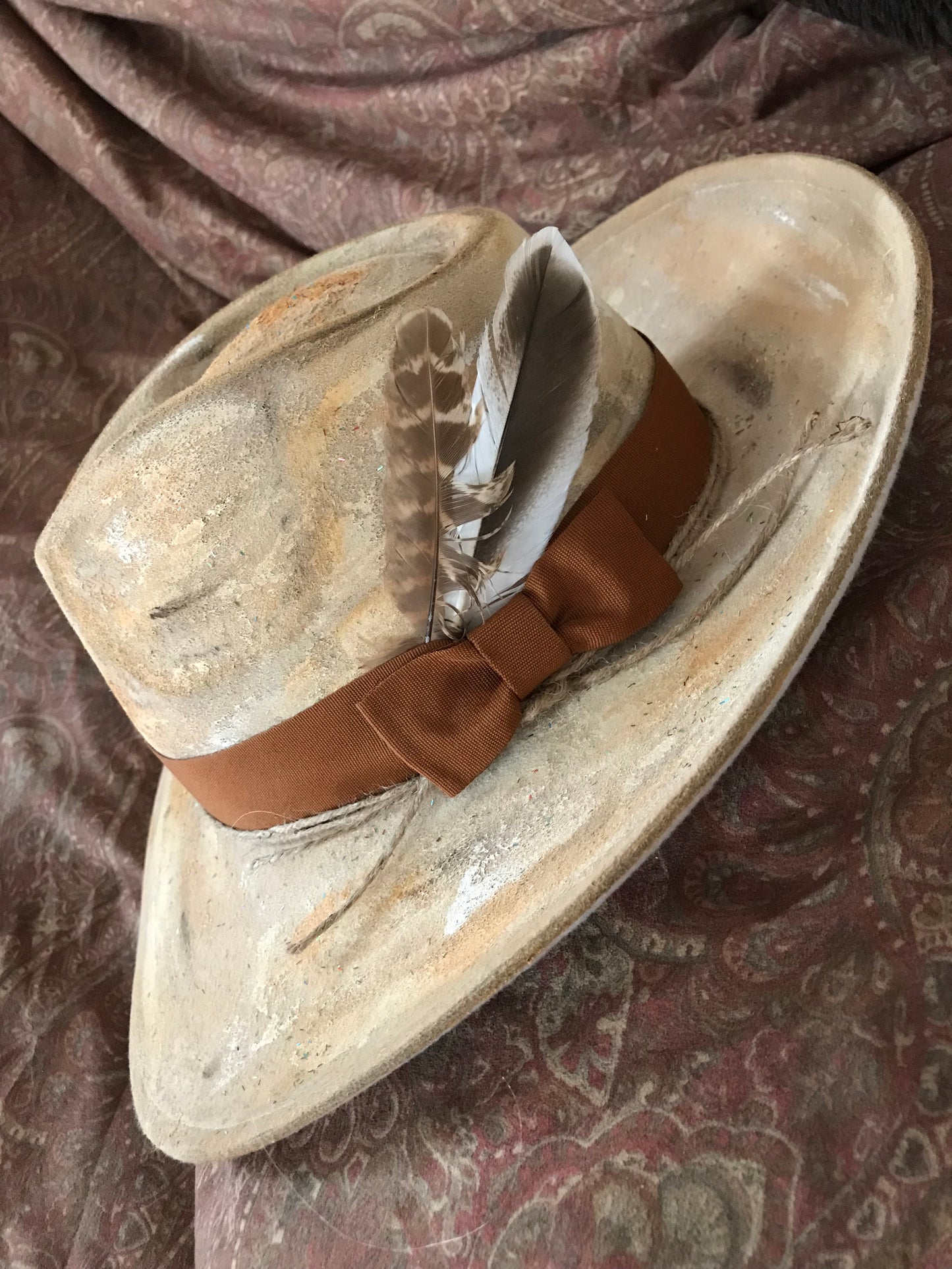 Hip Rustic Western Boho Distressed Hat