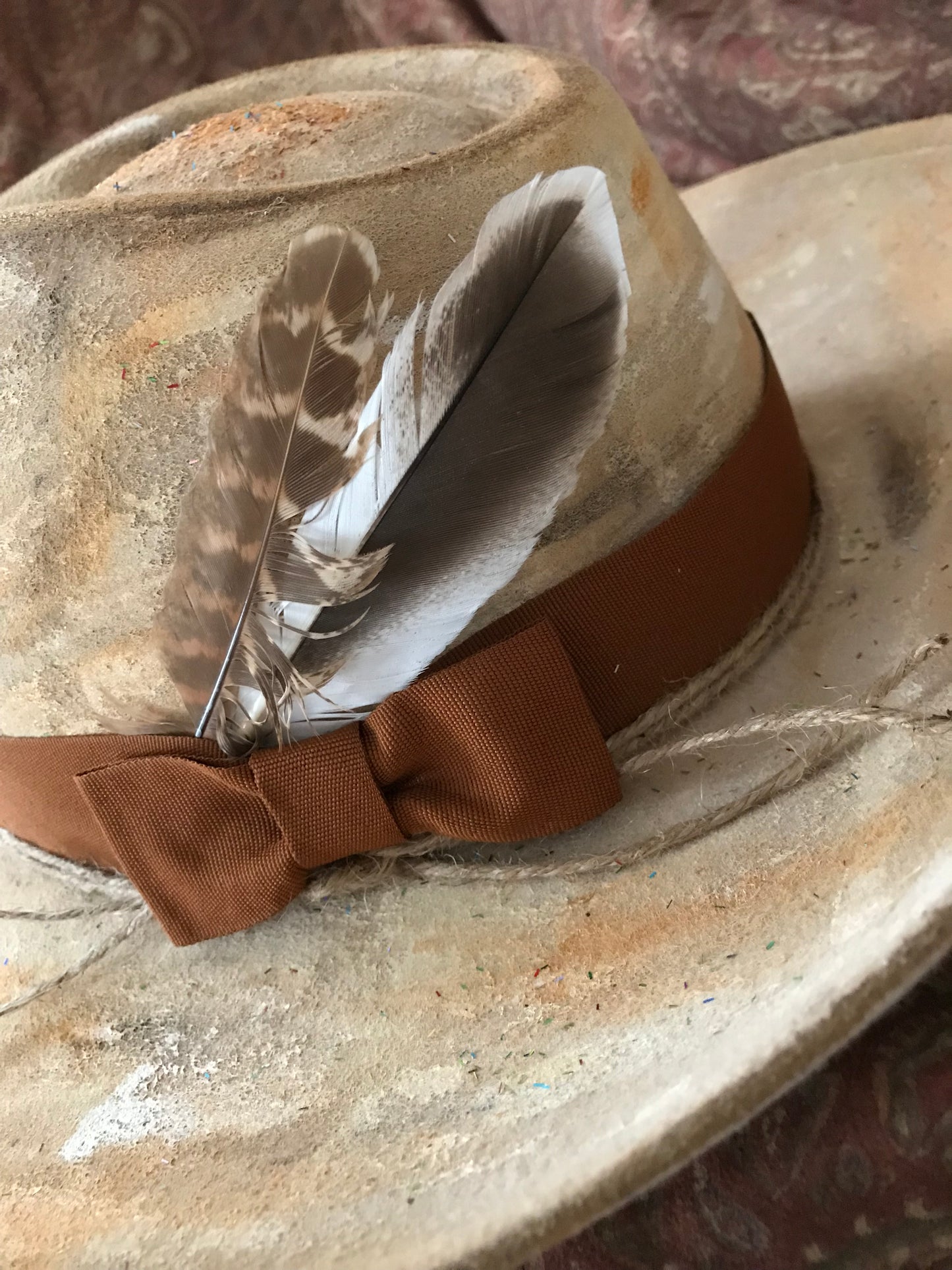 Hip Rustic Western Boho Distressed Hat