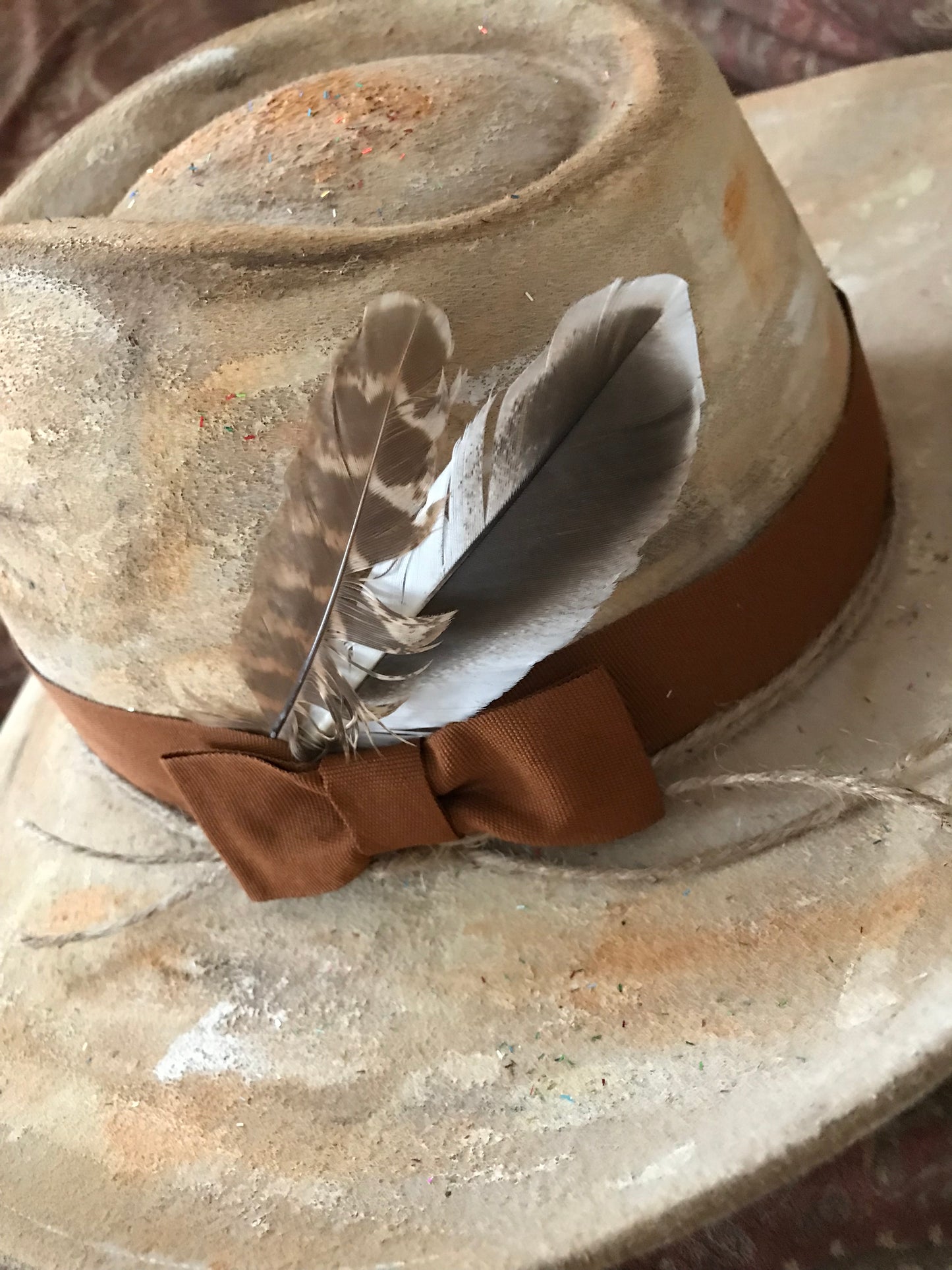 Hip Rustic Western Boho Distressed Hat