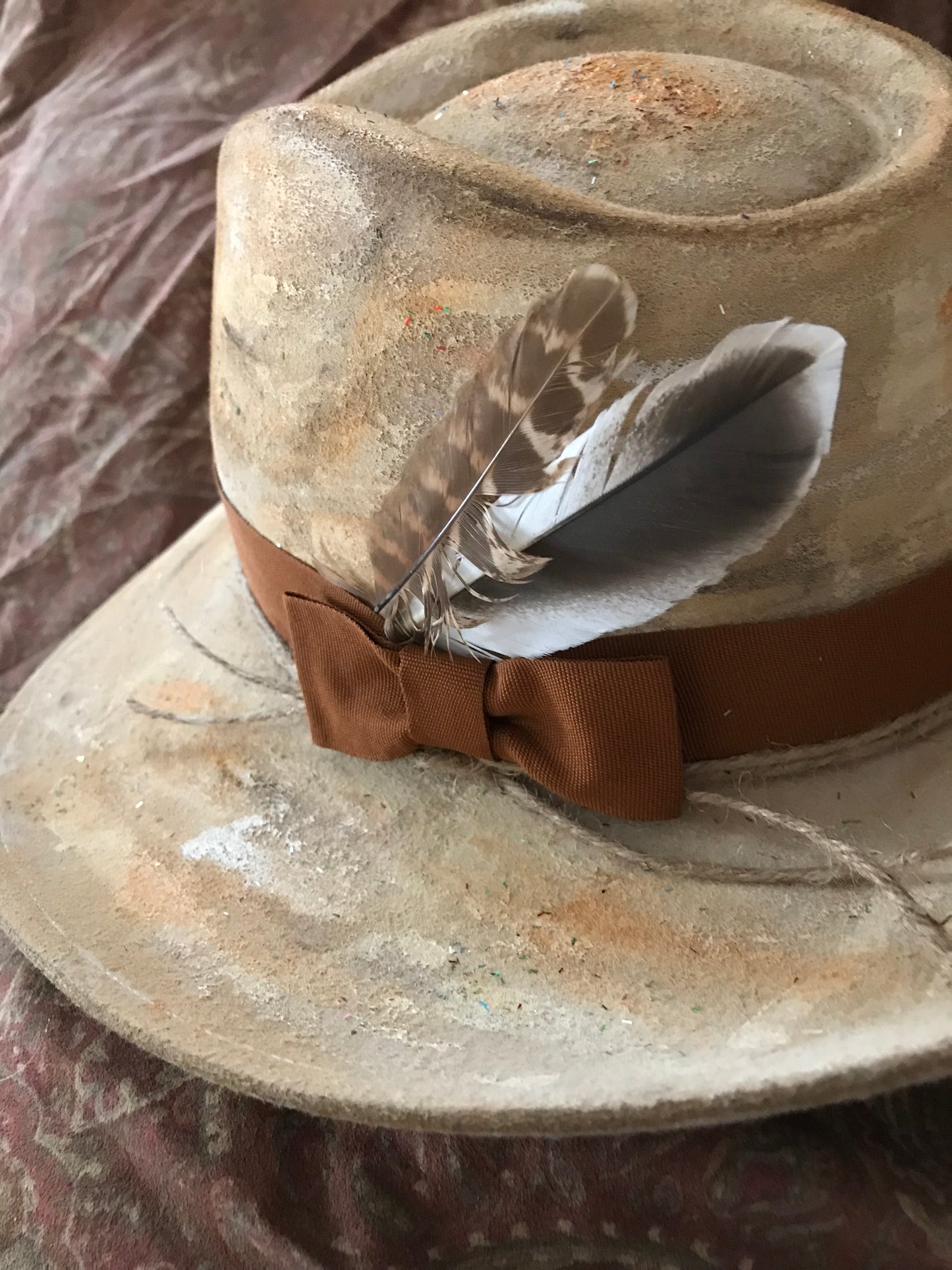 Hip Rustic Western Boho Distressed Hat