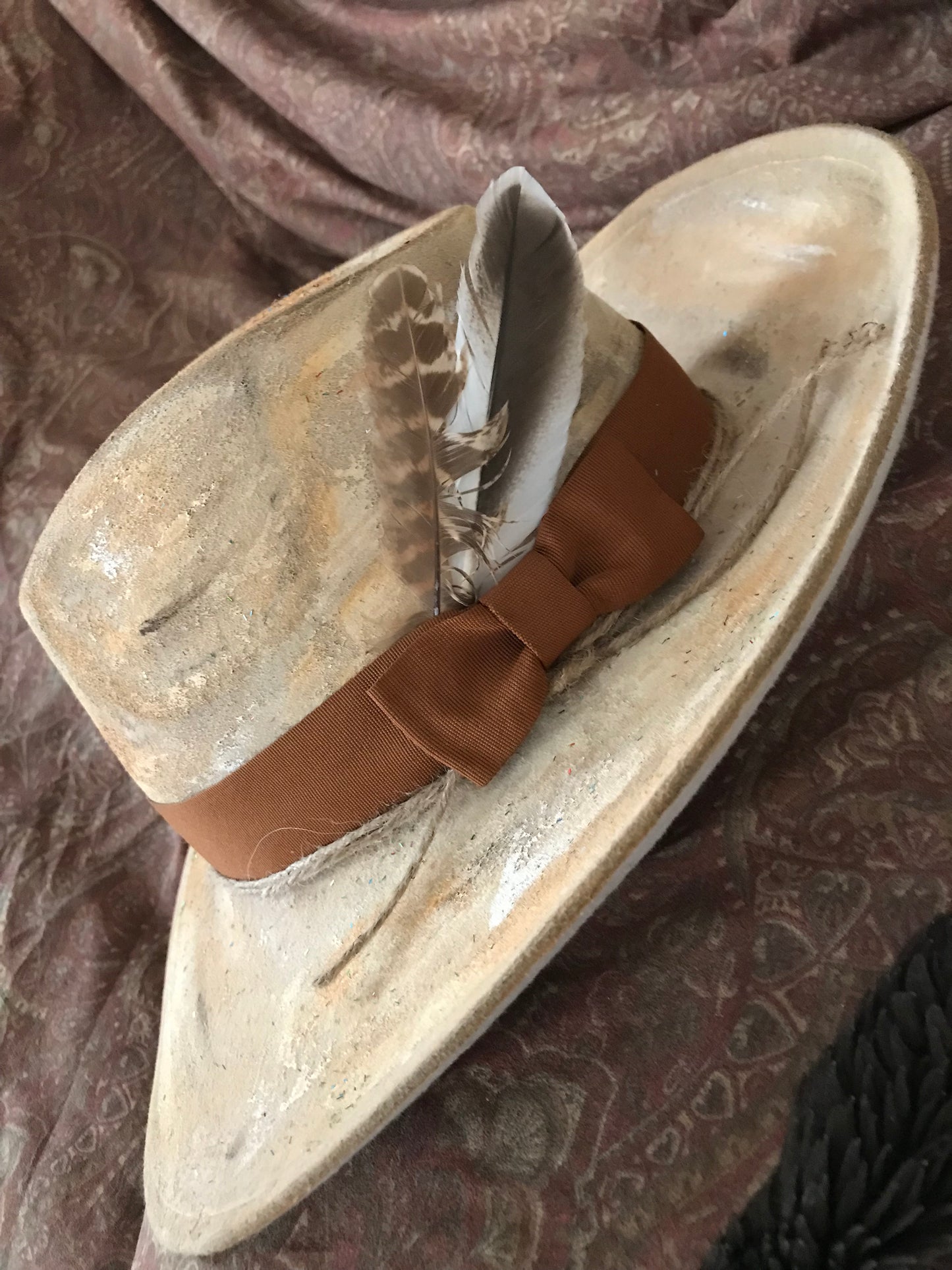 Hip Rustic Western Boho Distressed Hat