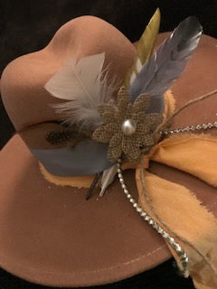 "Earthy Fabulous" Fine Felt Hat