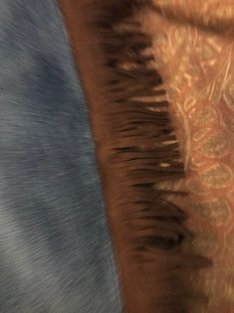 Unique Luxury Jeans With Brown Suede Fringe