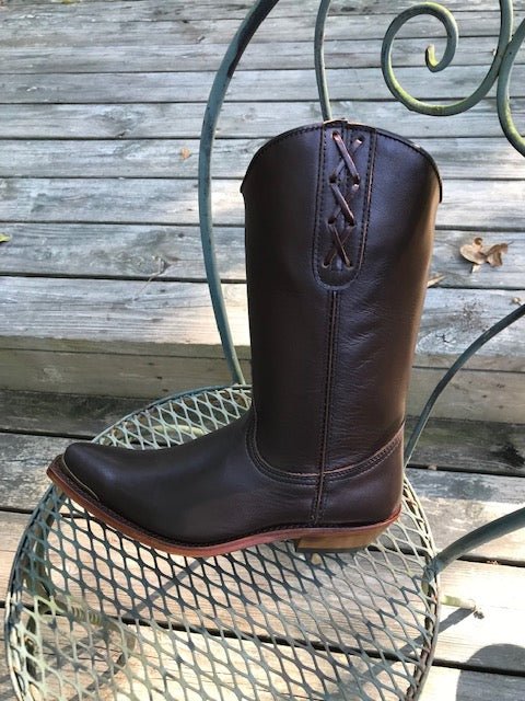 "The SKB Boot" - Exquisite Boots in Luxurious Brown Leather