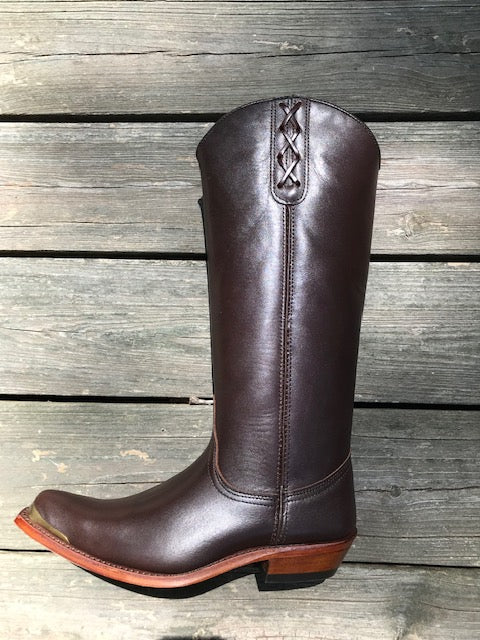 "The SKB Boot" - TALL Gorgeous Boots in Luxurious Brown Leather