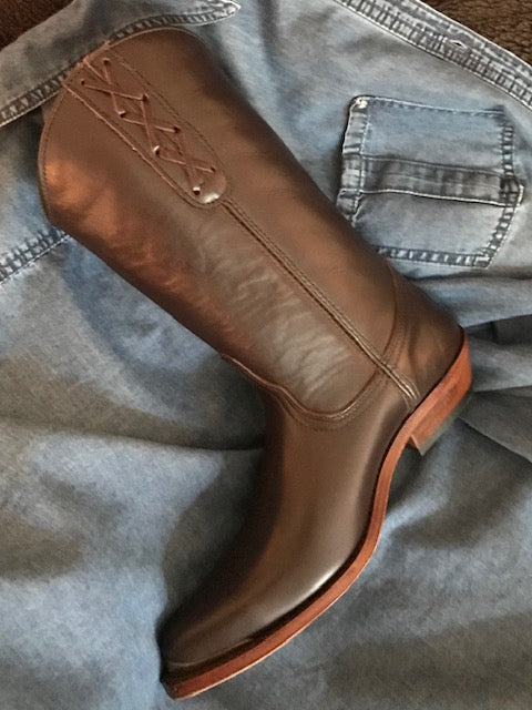 "The SKB Boot" - Exquisite Boots in Luxurious Brown Leather