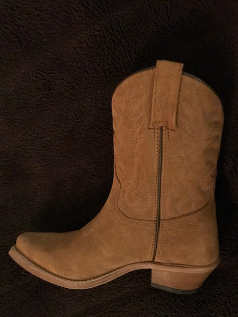 "The Classic City Suede" Short & Sassy Cowboy Boots