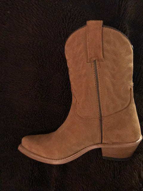 "The Classic City Suede" Short & Sassy Cowboy Boots