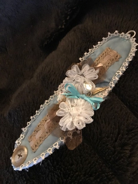 Unique Boho Denim Bracelet